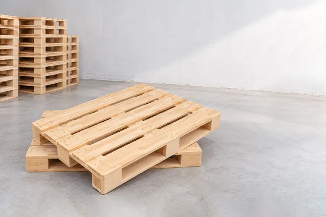 ISPM-15 treated wood export pallets